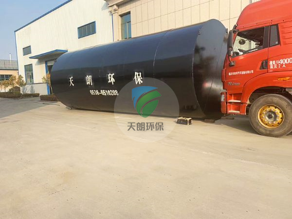 濟寧圓形地埋式污水處理設備發(fā)貨